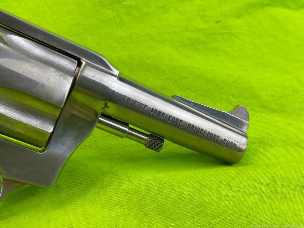 Vintage Original Charter Arms Bulldog 44 Special Stainless SS 3 Inch 5 Shot-img-1