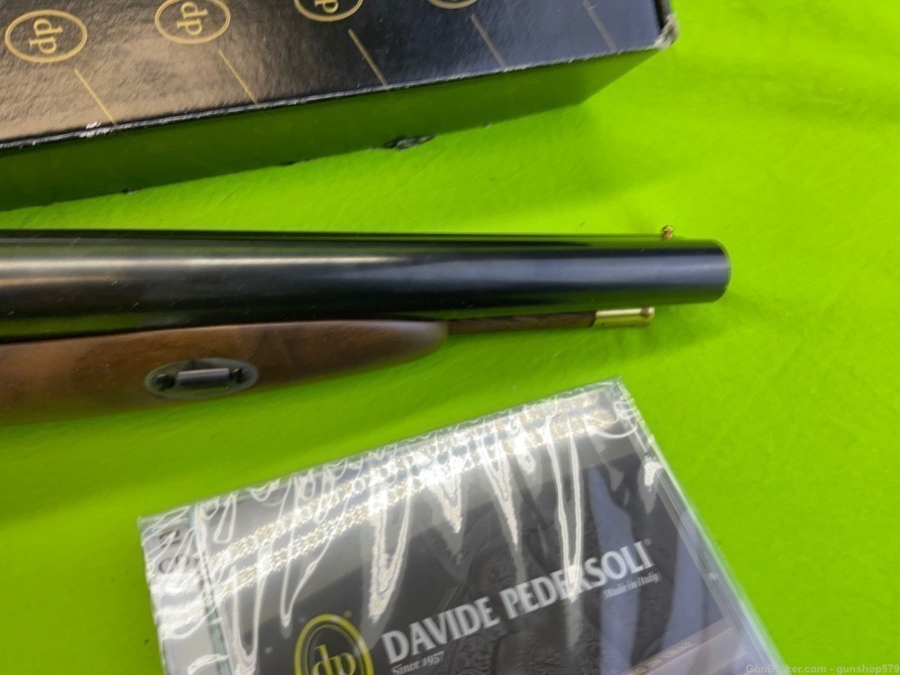 PEDERSOLI BLACK POWDER 20GA HOWDAH DOUBLE BARREL SHOTGUN SXS CAP DIXIE DGW-img-5
