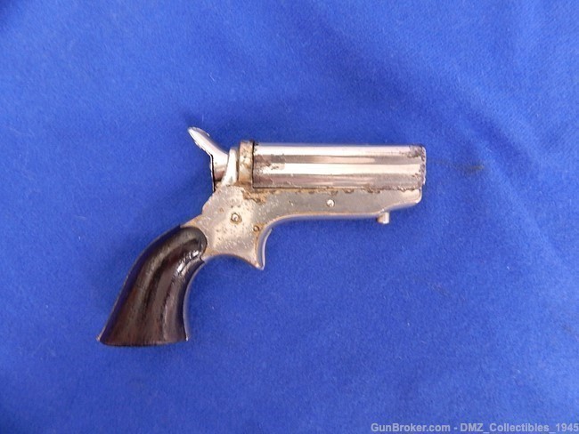 Antique 1860s 22 Caliber 4 Barrel Pepperbox Deringer Derringer Gun-img-13