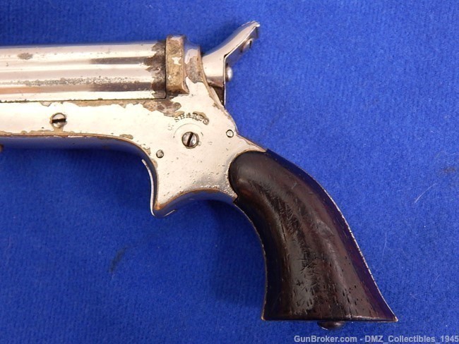 Antique 1860s 22 Caliber 4 Barrel Pepperbox Deringer Derringer Gun-img-6