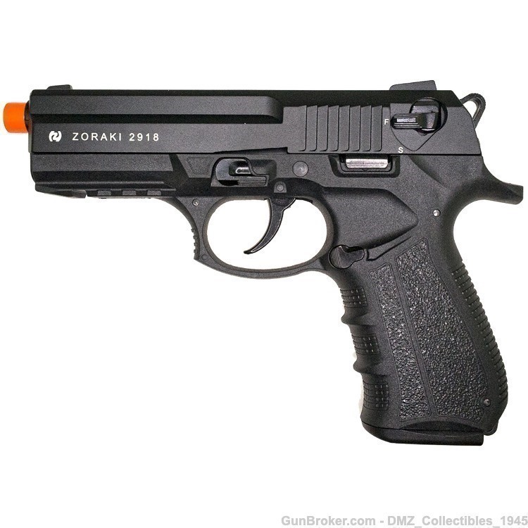 Zoraki 2918 Semi Auto 9MM Blank Pistol Gun (Front Firing)-img-0
