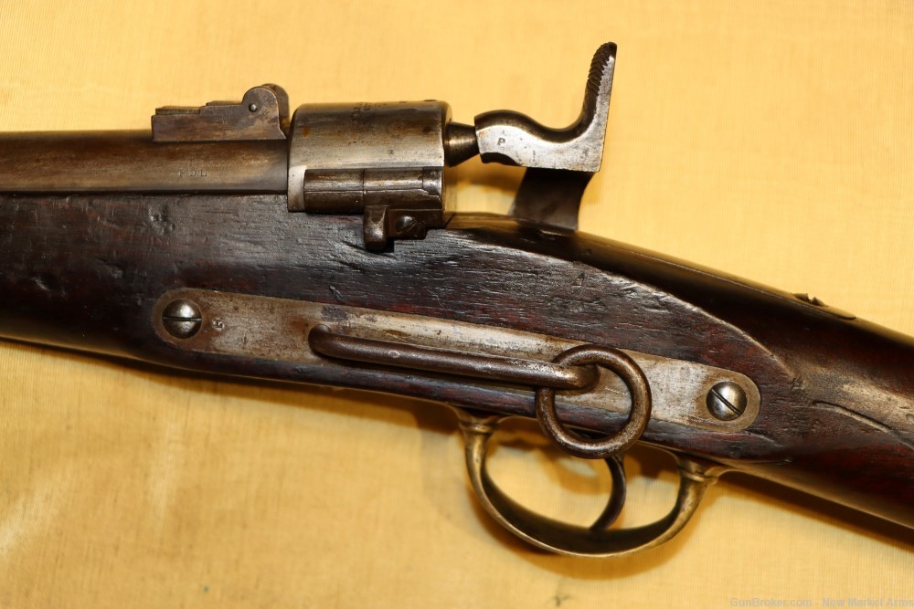 Very Rare Civil War Joslyn Model 1862 Transitional Cavalry Carbine c. 1863-img-69
