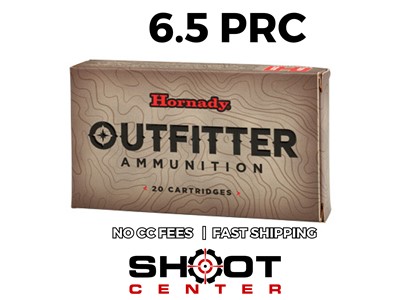 HORNADY OUTFITTER 6.5PRC 130GR CX 20 ROUNDS NoCCFees FAST SHIPPING