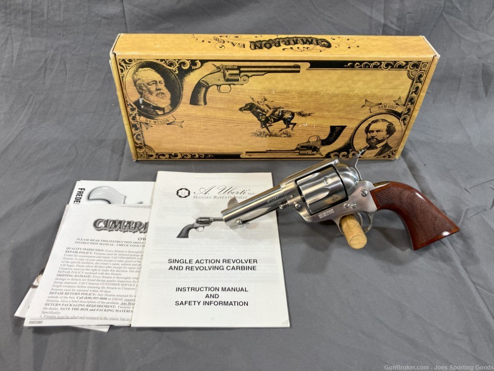 Uberti Thunderstorm MP .45 Colt Single Action Revolver w/ Wood Grips -img-0