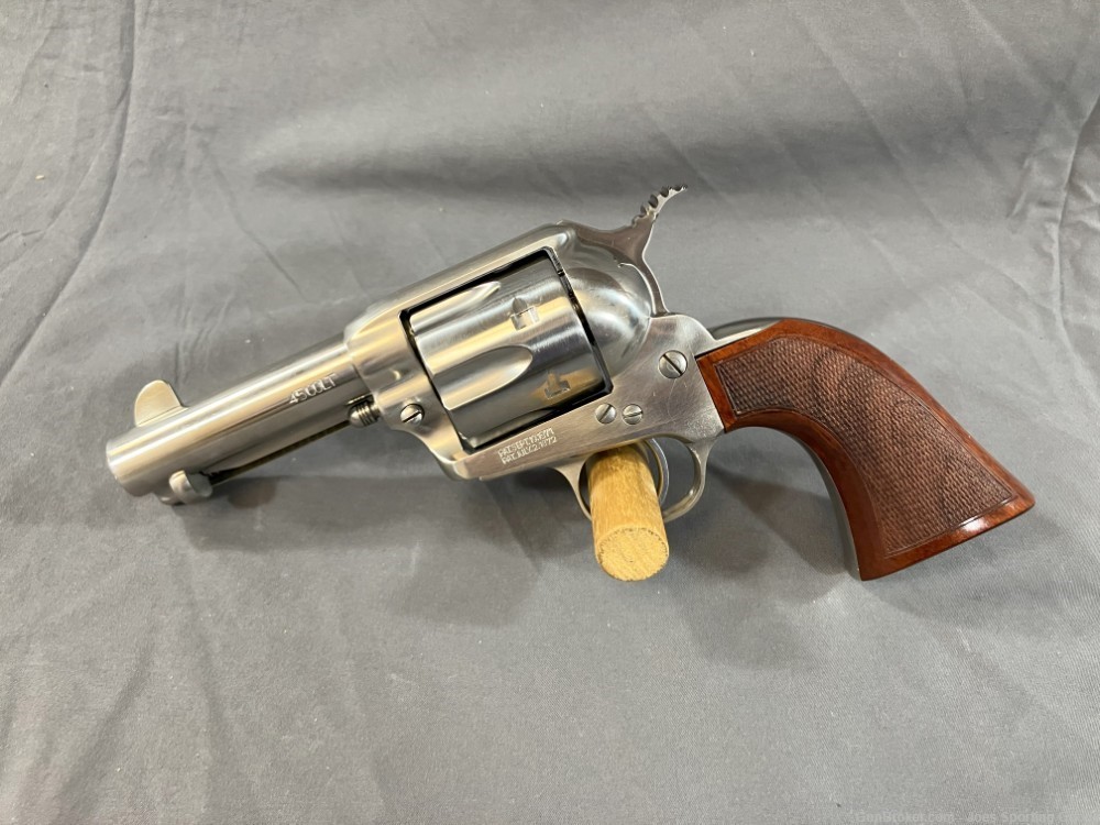 Uberti Thunderstorm MP .45 Colt Single Action Revolver w/ Wood Grips -img-1