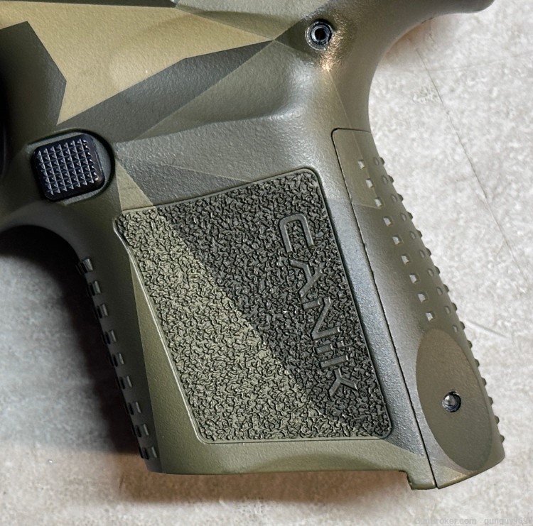 RARE No ReSeRvE Canik TP9 Elite SC 9mm 12/15+1 Splinter Green Camo Package-img-3