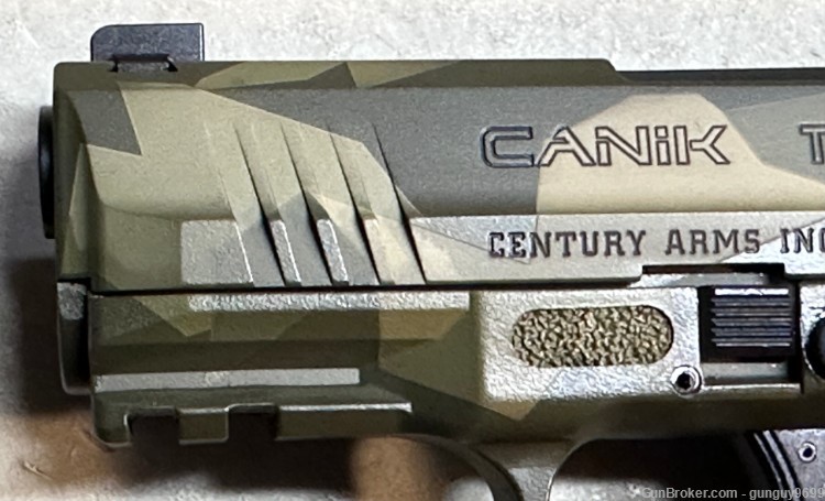 RARE No ReSeRvE Canik TP9 Elite SC 9mm 12/15+1 Splinter Green Camo Package-img-9