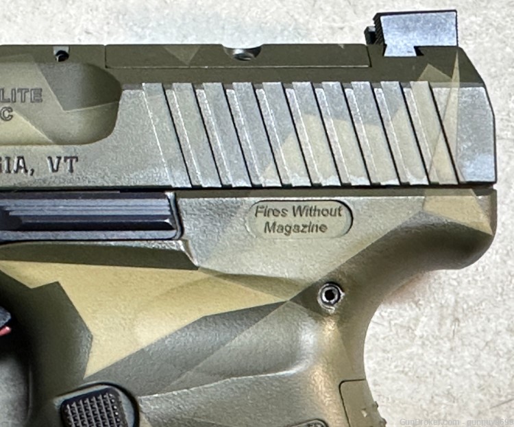 RARE No ReSeRvE Canik TP9 Elite SC 9mm 12/15+1 Splinter Green Camo Package-img-5