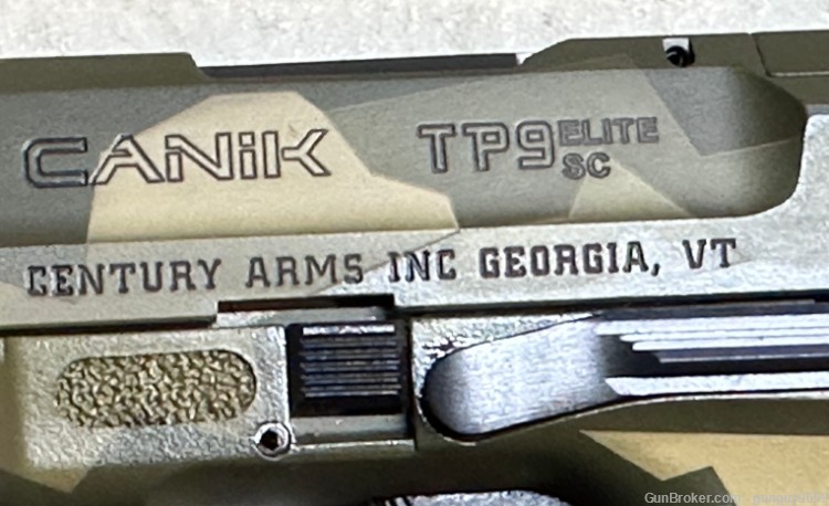 RARE No ReSeRvE Canik TP9 Elite SC 9mm 12/15+1 Splinter Green Camo Package-img-6