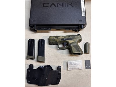 RARE No ReSeRvE Canik TP9 Elite SC 9mm 12/15+1 Splinter Green Camo Package