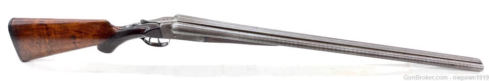 Hopkins & Allen 12 GA Double Barrel Side by Side Shotgun -img-0