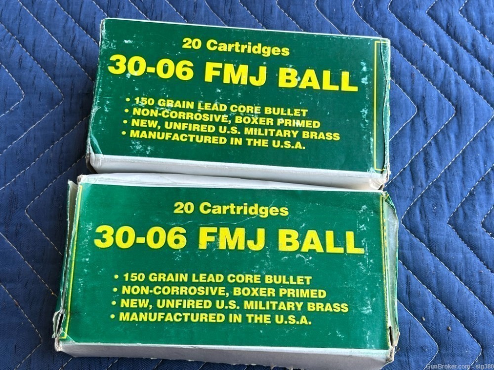 VINTAGE 30-06 FMJ BALL 40 RDS-img-0