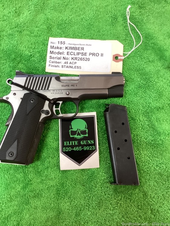 Kimber Eclipse pro 2 .45acp penny 1911 clean -img-8