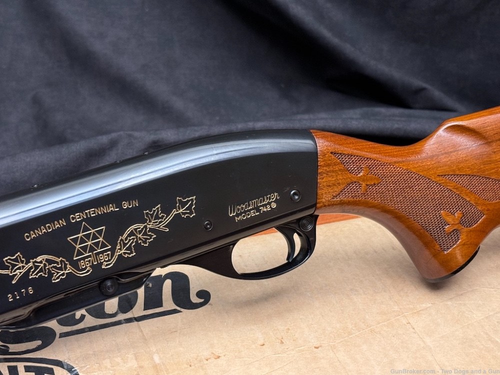 Remington 742 .308 1967 Canadian Centennial 22" Rifle IN BOX 99% Unfired?-img-5