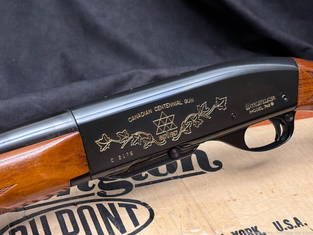 Remington 742 .308 1967 Canadian Centennial 22" Rifle IN BOX 99% Unfired?-img-6