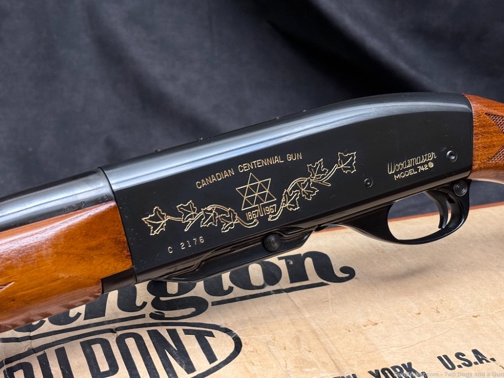 Remington 742 .308 1967 Canadian Centennial 22" Rifle IN BOX 99% Unfired?-img-7