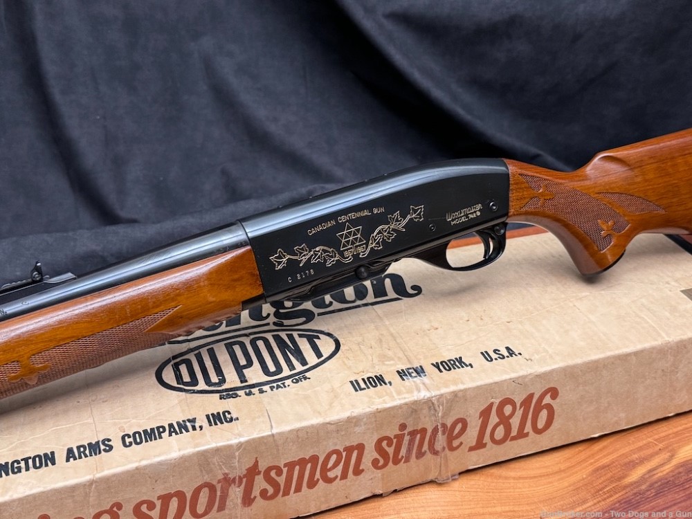 Remington 742 .308 1967 Canadian Centennial 22" Rifle IN BOX 99% Unfired?-img-3