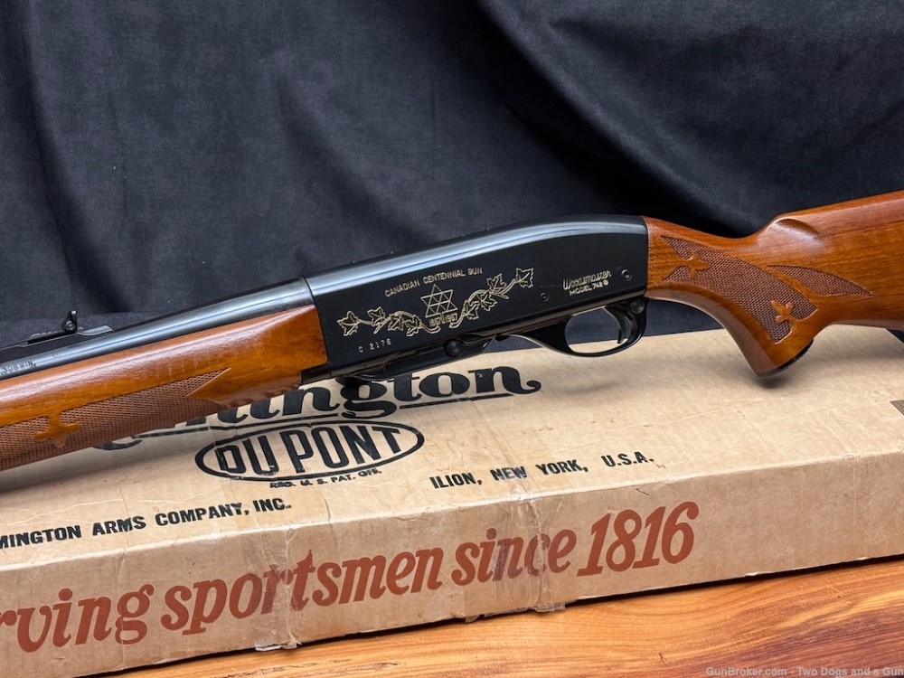 Remington 742 .308 1967 Canadian Centennial 22" Rifle IN BOX 99% Unfired?-img-2
