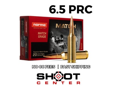 NORMA 6.5PRC GLDN MTCH 143GR 20 ROUNDS NoCCFees FAST SHIPPING