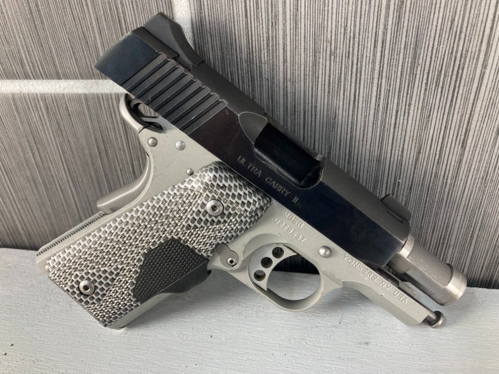 Kimber Ultra Carry II Two Tone .45 ACP 7+1 Capacity with Crimson Laser Grip-img-4
