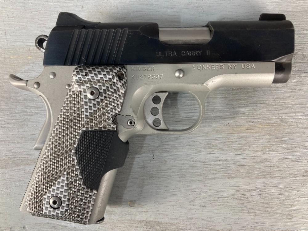 Kimber Ultra Carry II Two Tone .45 ACP 7+1 Capacity with Crimson Laser Grip-img-2
