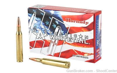 HORNADY AMERICAN WHITETAIL 25-06REM 117GR 20 RDS NoCCFees FAST SHIPPING-img-0