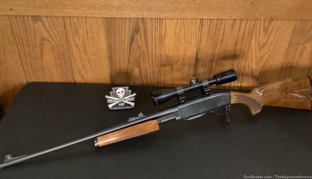 Remington 7600 270 win. Bushnell  scope pump action rifle-img-1