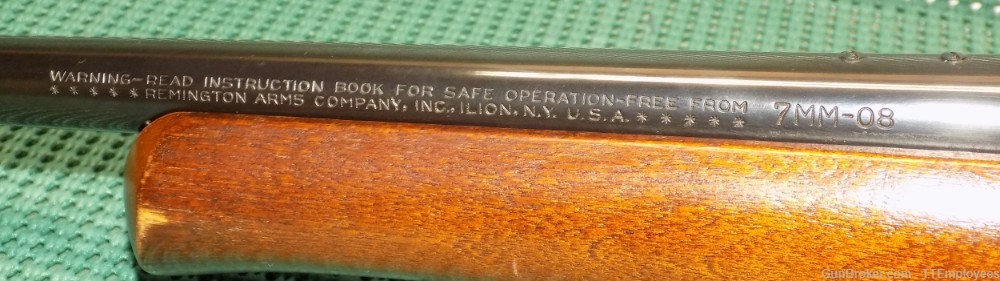Remington Model Seven 7mm-08 Rem. Wood / Blued Used NO RESERVE-img-2