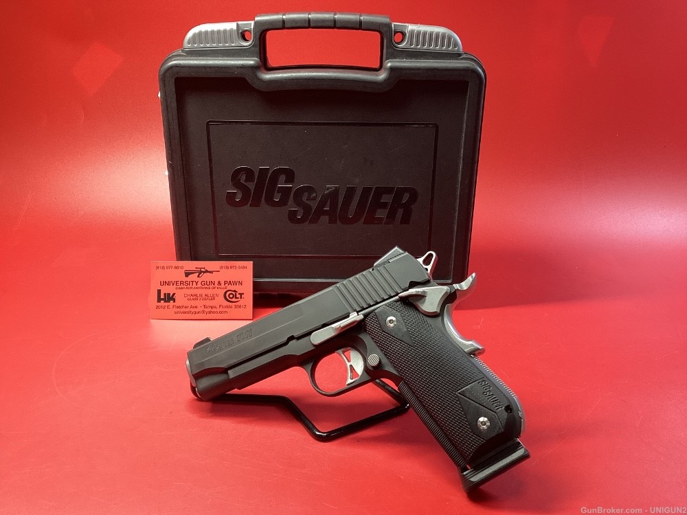 Sig Sauer 1911 Fastback Nightmare Carry , Commander , 45 ACP-img-0