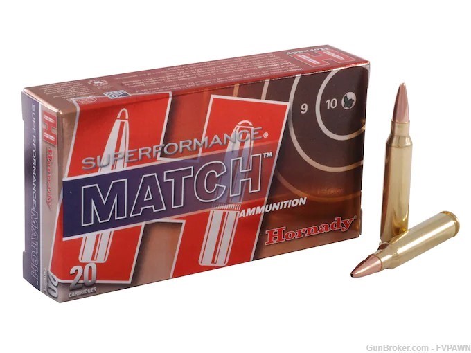 3 Boxes Hornady Superformance Match Ammunition 223 Remington 75 Grain HP BT-img-0
