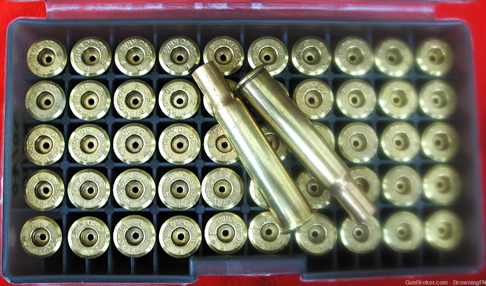 52 NEW .30-40 Krag  Remington Brand Brass Cases for Reloading-img-1