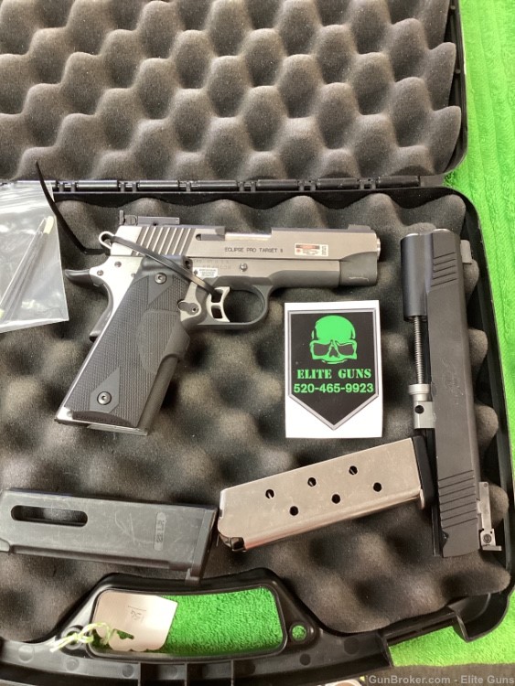 Kimber eclipse pro target 2 with laser grips and 22 conversion kit .45acp -img-14