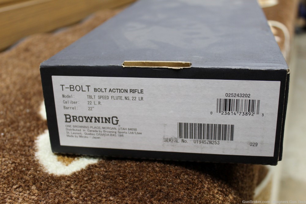 Browning T-Bolt Speed. 22 LR New In Box-img-8