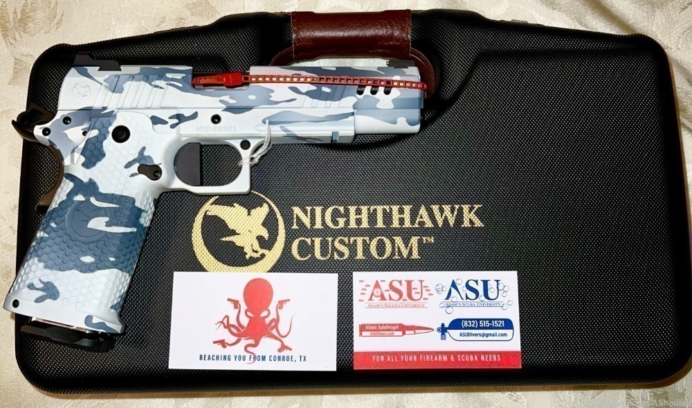 Nighthawk Customs President Double Stack 9mm 1911 - Alpine Multi Cam-img-1