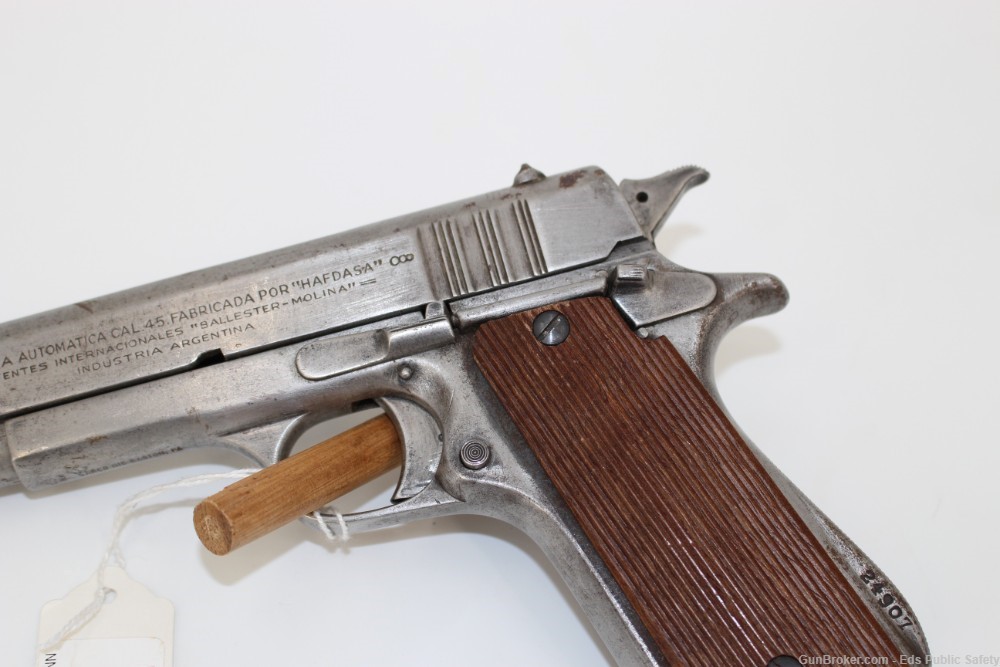 Hafdasa Ballestera Molina 1911 45ACP Argentina pistol-img-2