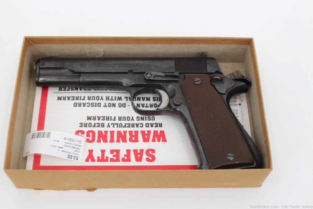 Star Modelo Super 9mm LARGO Pistol 1 mag w box -img-0