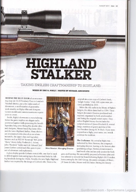 Rigby Highland Stalker .275 Rigby (7x57), featured in Guns & Ammo, layaway-img-18