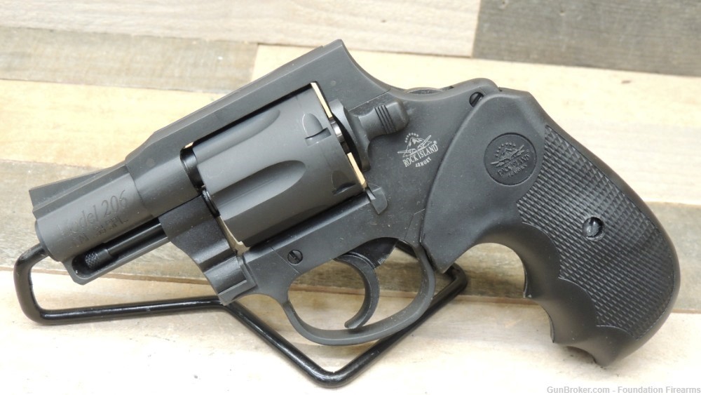 Rock Island Armory M206 38 Special Revolver With Extra Grips -img-1