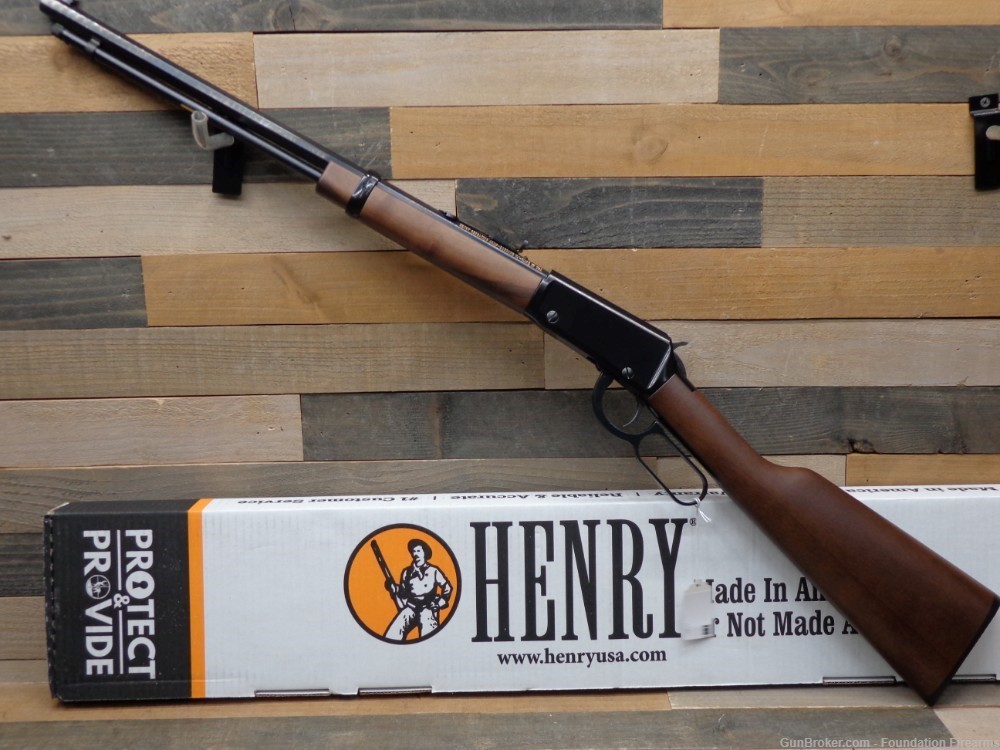 NEW - Henry H001T .22 lr Lever Rifle 20" Octagon -img-1