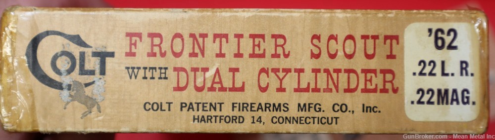 1962 Colt Frontier Scout w/Dual Cyls. 22LR/22Mag w/Box PENNY START no resrv-img-24