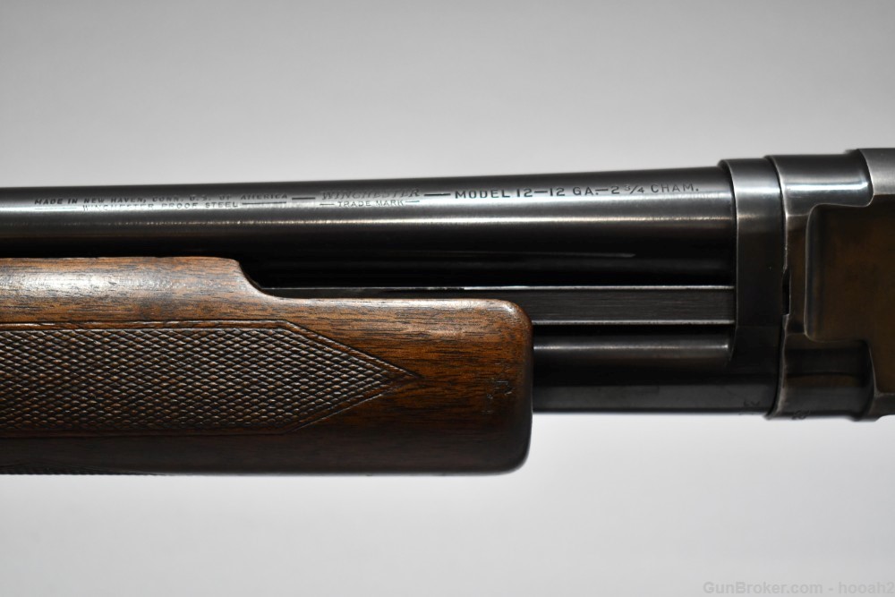 Winchester Model 12 Skeet Style Pump Action Shotgun 2 3/4" 12 G W Fact Cutt-img-12