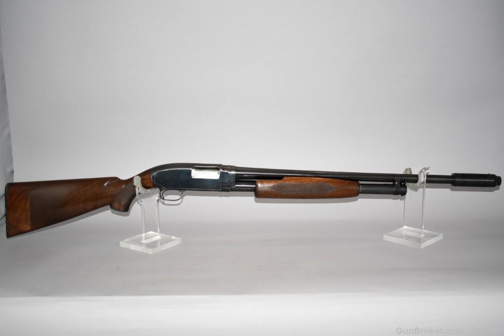 Winchester Model 12 Skeet Style Pump Action Shotgun 2 3/4" 12 G W Fact Cutt-img-0