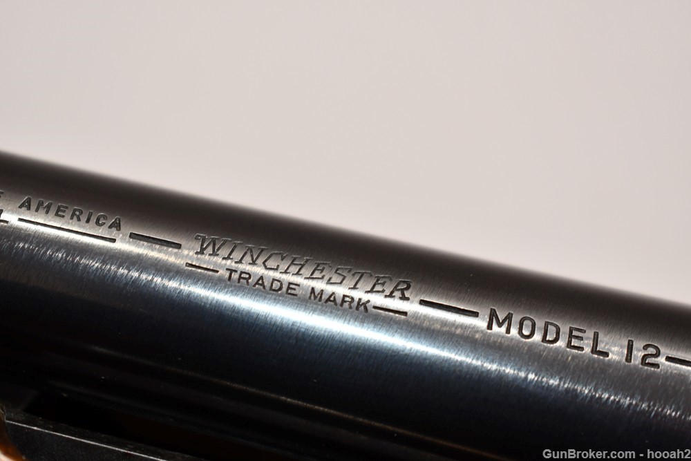 Winchester Model 12 Skeet Style Pump Action Shotgun 2 3/4" 12 G W Fact Cutt-img-37