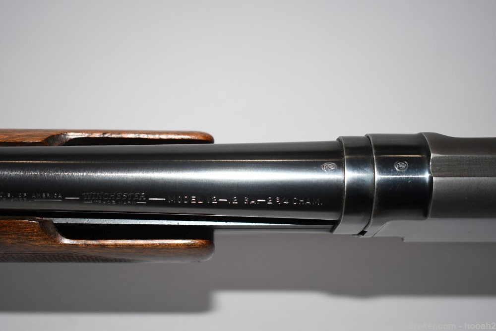 Winchester Model 12 Skeet Style Pump Action Shotgun 2 3/4" 12 G W Fact Cutt-img-19