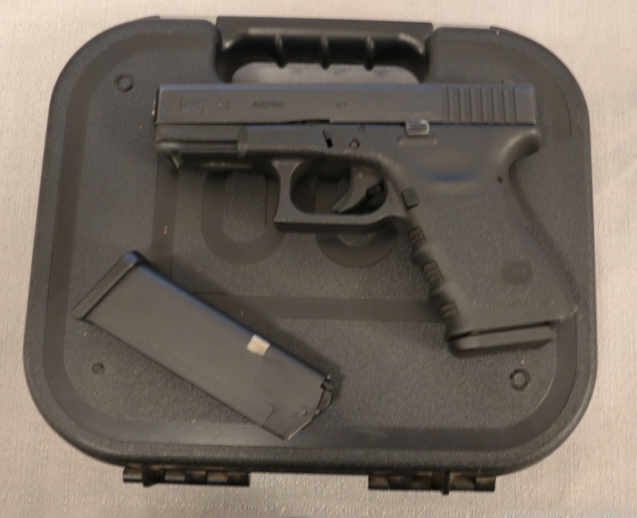 Glock 23 .40 Cal (2) 10 Round Magazine Factory Case-img-1