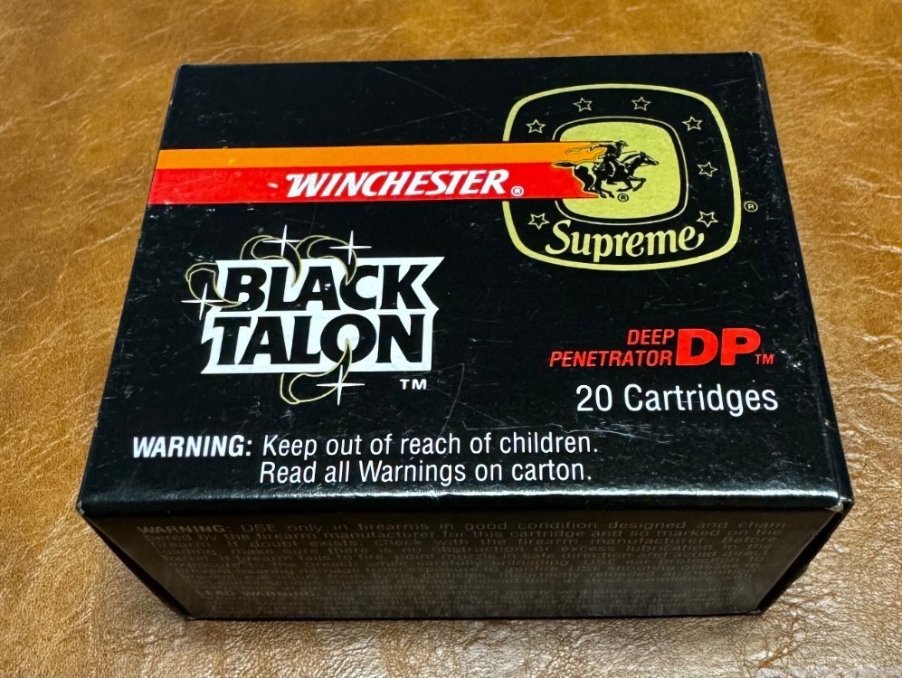Winchester Black Talon .357 Magnum Has Never Been Handled Since Purchased-img-0