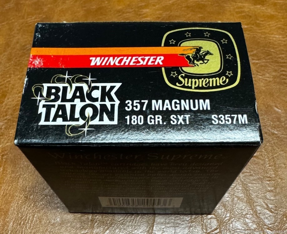 Winchester Black Talon .357 Magnum Has Never Been Handled Since Purchased-img-2