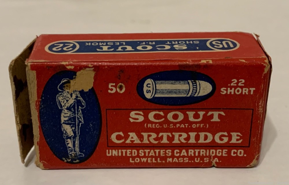 Super Rare! United States Cartridge Company 22 Short Scout-img-0