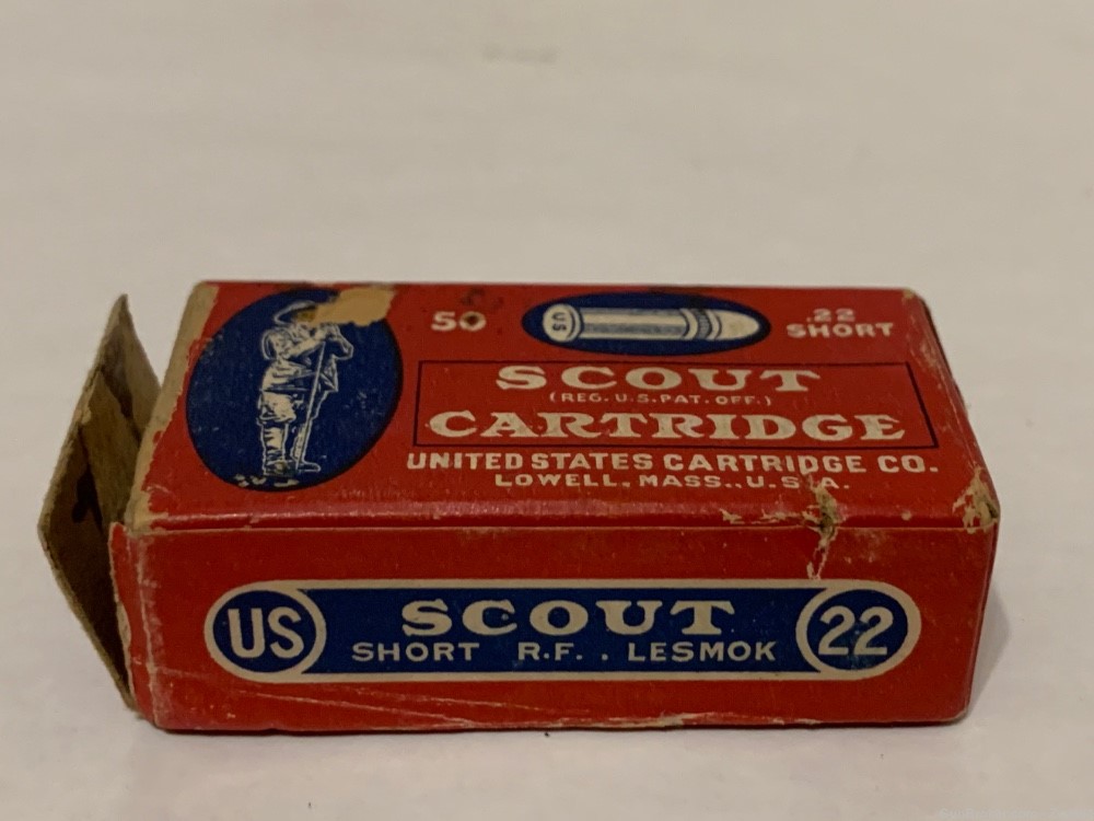 Super Rare! United States Cartridge Company 22 Short Scout-img-5