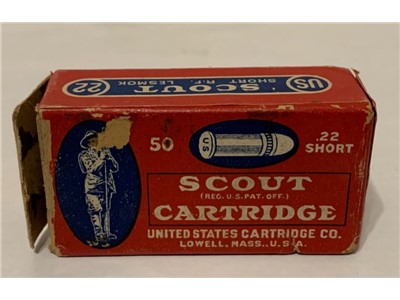 Super Rare! United States Cartridge Company 22 Short Scout